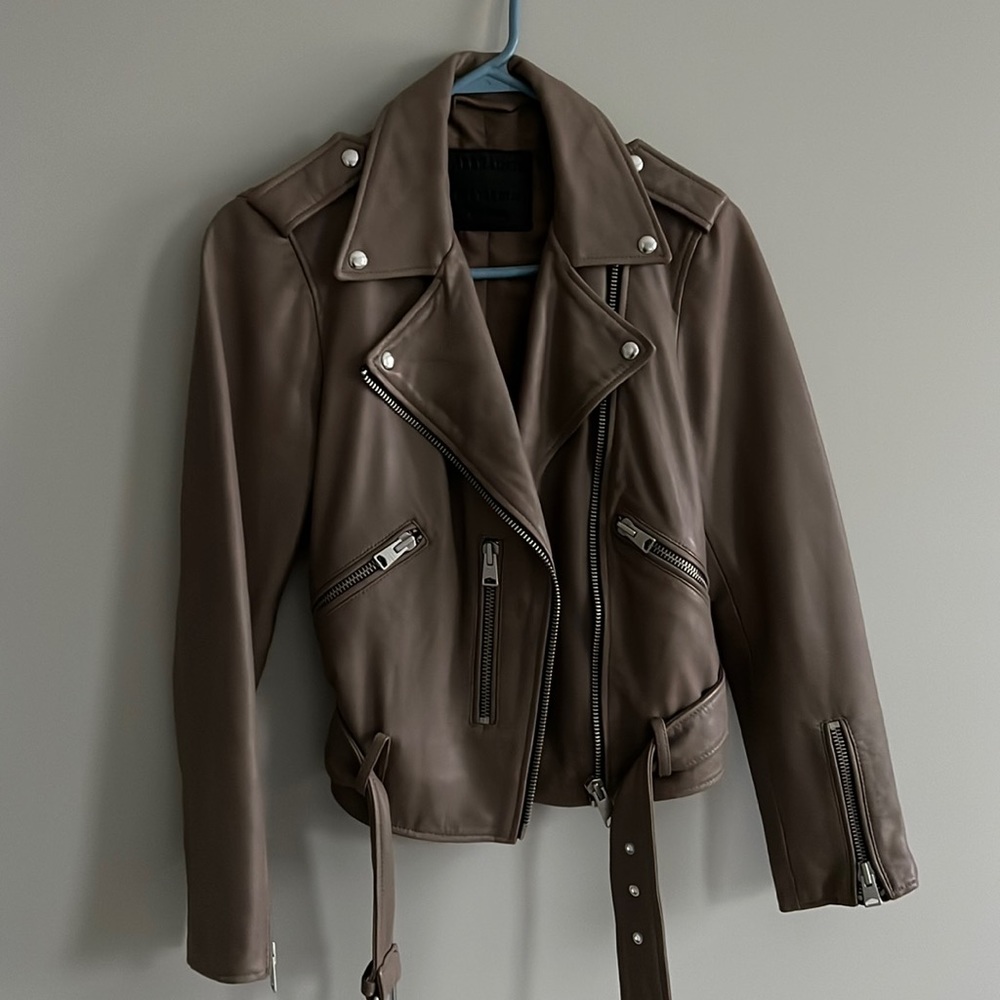 ALLSAINTS balfern leather jacket